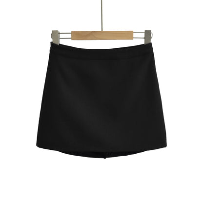 Mini jupes noires pour femmes, vêtements d'été, jupe crayon, mode coréenne, micro jupe japonaise Kawaii avec short, 2024