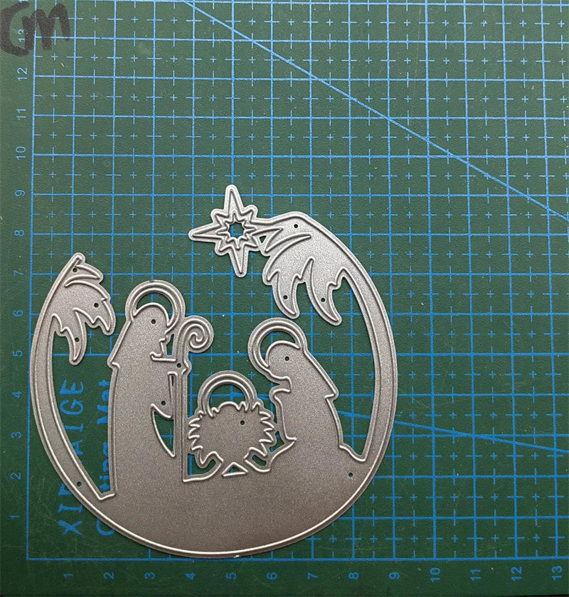 Matrices de découpe en métal cloche de noël, père noël ...