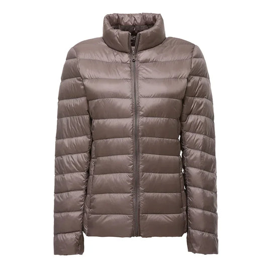 2025 nouveau UZZDSS automne femmes ultraléger mince doudoune 90% duvet de canard blanc vestes à capuche manteaux costume vestes WYRF 1051968