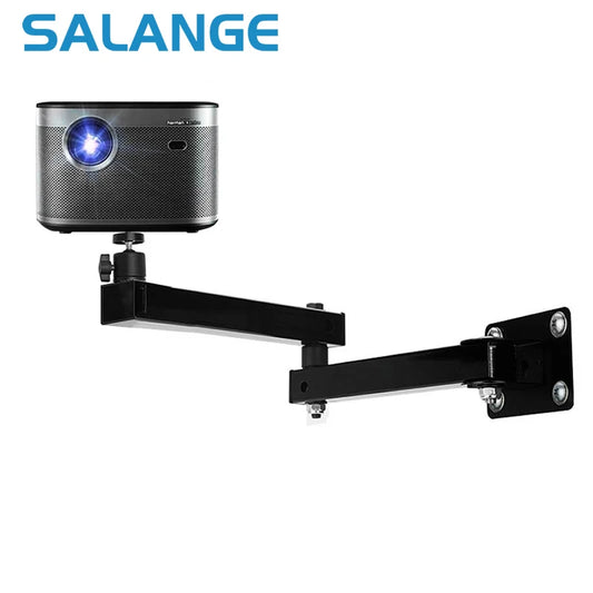 Salange Support de montage au plafond pour projecteur Support mural pliable réglable multi-angle Support de projecteur de plafond en alliage d'aluminium 2023