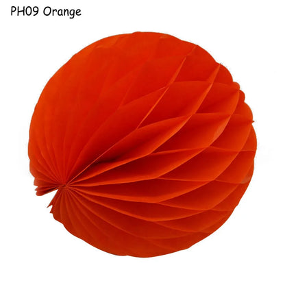 Boule décorative en papier nid d'abeille, 5 pièces/lot, 10/15cm, fleur Pastel, décoration de fête d'anniversaire pour mariage, enfant, fournitures de réception-cadeau pour bébé 8Z