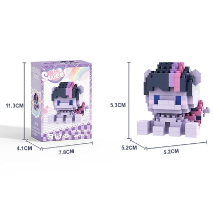 Blocs de construction mon petit poney, l'amitié est magique, princesse Cadance Twilight Sparkle, jouets de dessin animé, cadeau pour enfants