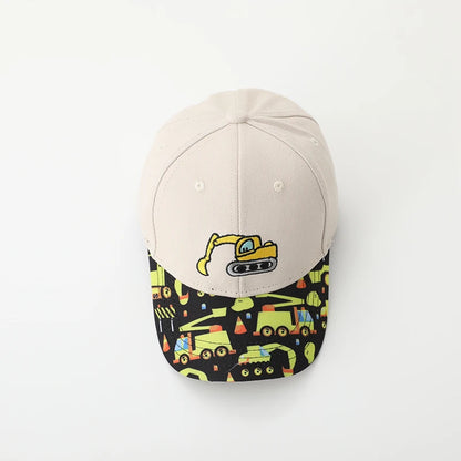 Chapeaux de sport d'été pour bébés de 2 à 8 ans, chapeaux de Baseball pour écoliers, à la mode, brodés avec pelle, pour l'extérieur, 2025