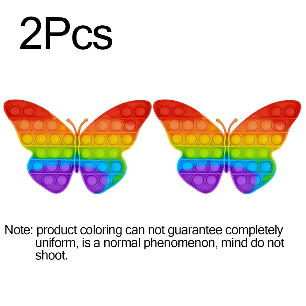 Jouets sensoriels à bulles, 2 pièces, pour autisme, besoins spéciaux, anti-Stress, décompression, jouets pour enfants