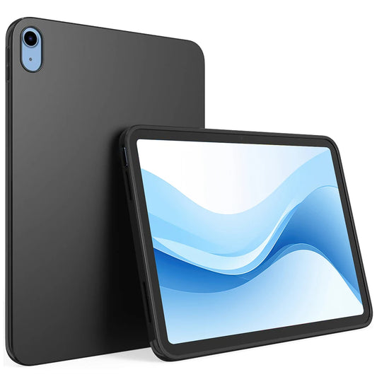 Coque arrière noire en Silicone souple pour tablette IPad Air Pro