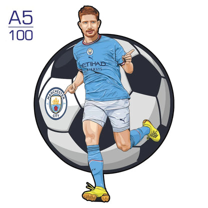 Puzzle étoile de Football Puzzle en bois étoiles de sport Puzzle pour enfants adultes éducatif fabuleux cadeau 300 pièces bricolage Puzzle jouets