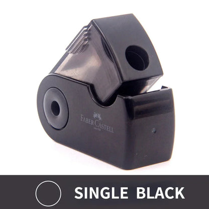 Taille-crayon double, trou unique, multifonctionnel, fournitures scolaires et de bureau, article créatif pour étudiant