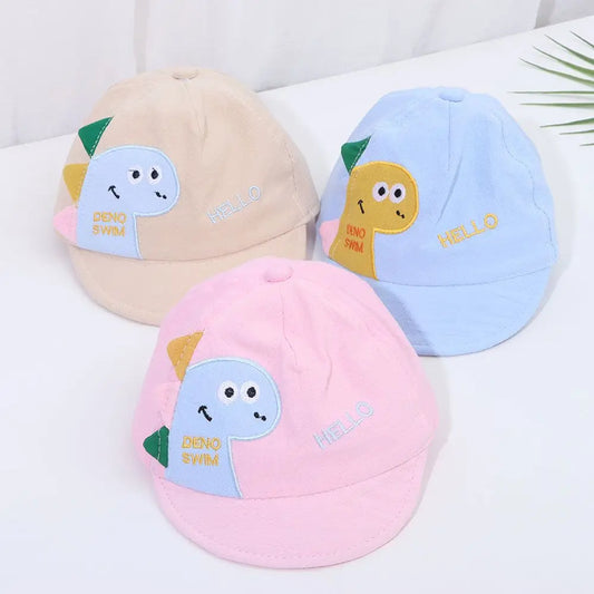Casquette de Baseball en Maille pour Enfant, Chapeau de Soleil Ajustable, Motif Dinosaure de Dessin Animé, pour l'Extérieur, pour Bébé Garçon et Fille