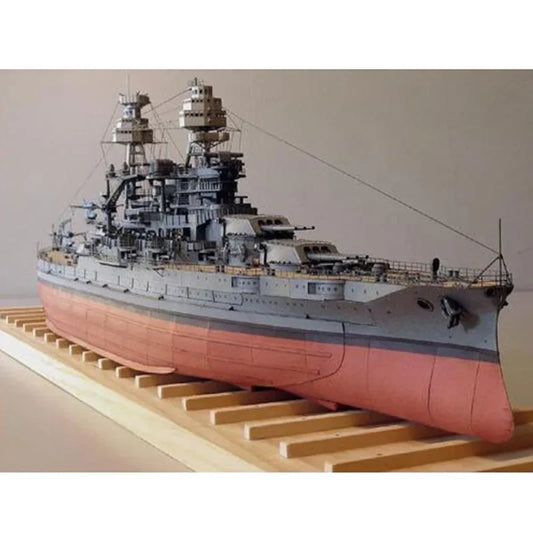 Papier modèle 1/250 américain BB-39 Arizona genic leship manuel bricolage modèle militaire fan cadeau