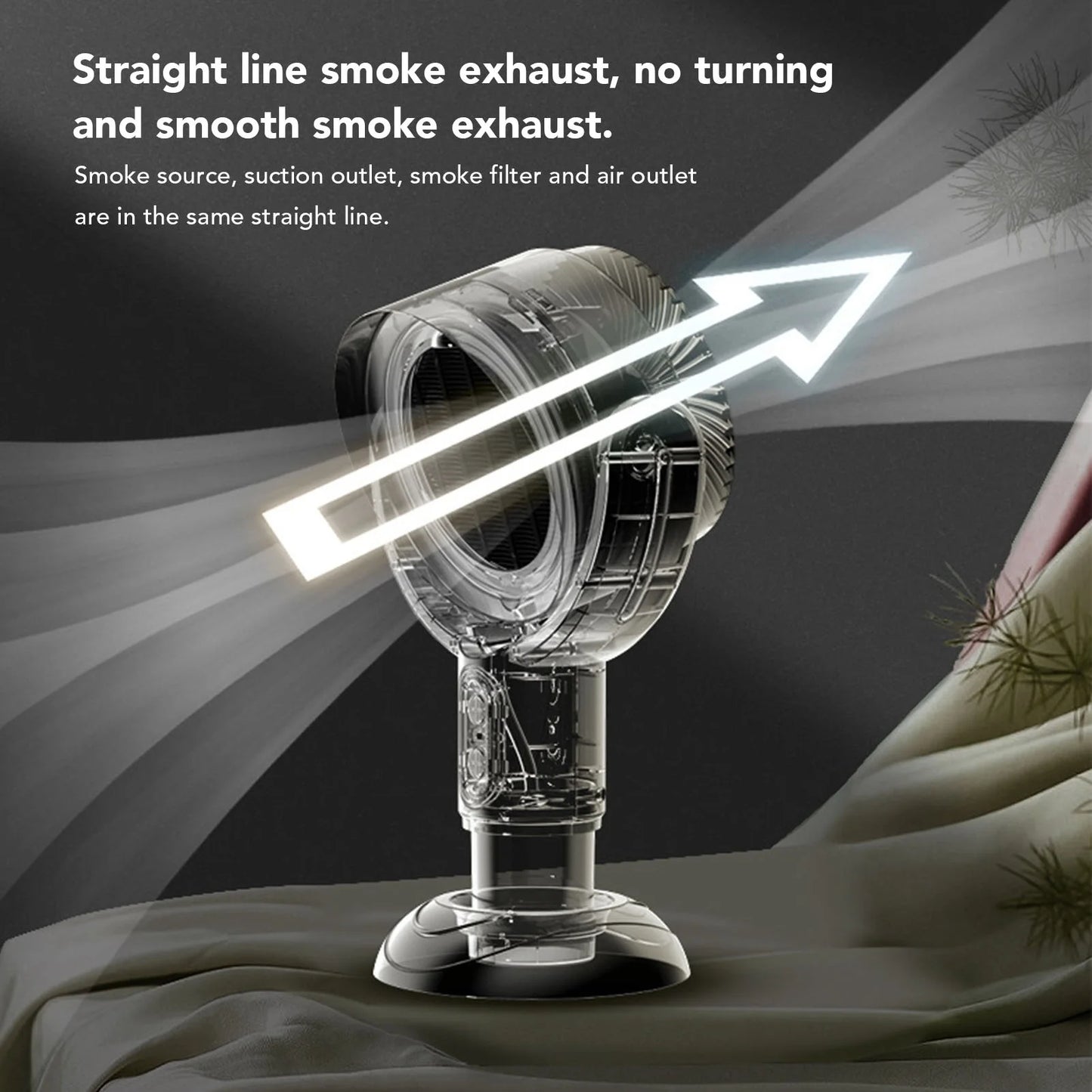 Hotte de cuisine portable pour appartement, ventilateur de bureau, 2 vitesses, USB 62, 5V, 8W