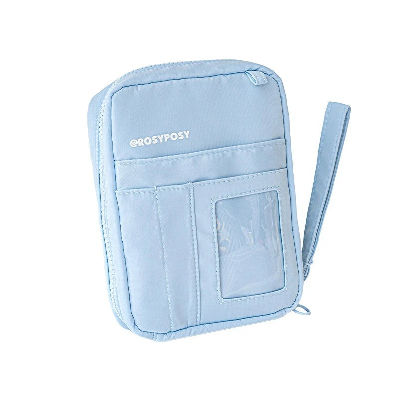 Sac de rangement multi-poches pour accordéon d'orgue, sac de rangement multifonctionnel mignon, protection pour passeport et documents