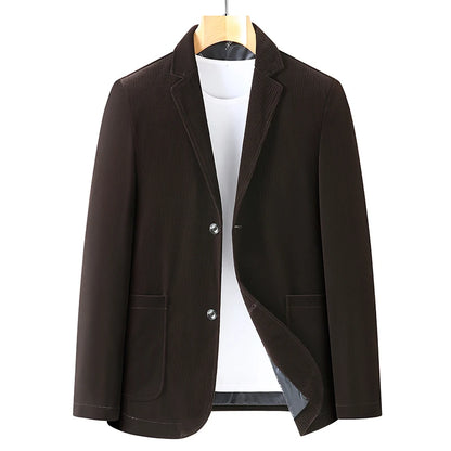 8XL 7XL 6XL nouveau classique couleur unie velours côtelé Blazer costume hommes costume d'affaires veste décontracté ample Jaqueta Masculina hommes vêtements
