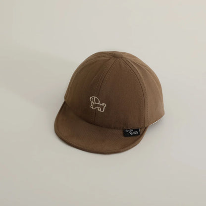Casquette de baseball brodée de dessin animé pour enfants, casquettes à visière respirante, chapeau de chien mignon, garçons et filles, nouvelle mode, automne 2024