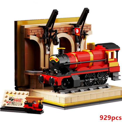 Secrets chauds Train Express édition de collection livres voiture volante 4 Harris blocs de construction jouets cadeaux Kits pour garçons enfants enfants