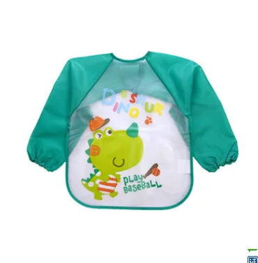 Bavoirs imperméables à manches longues pour bébé, mignon, tablier d'alimentation pour enfants, bavoir, peinture de rots, dessin, vêtements doux pour tout-petits, Bandana