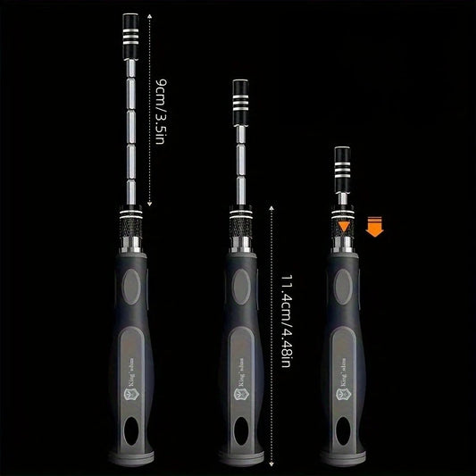 1 jeu de tournevis magnétiques 32 en 1 avec étui, comprend un Kit d'outils de réparation de précision à 30 embouts, un outil de tournevis Torx