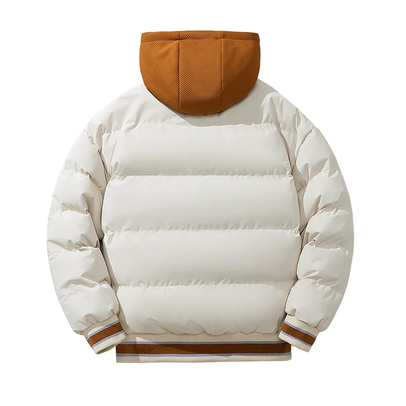 Parkas épais et chauds pour hommes, vestes multi-poches décontractées, coupe-vent à capuche, rembourrage, manteau thermique, grande taille, nouvelle collection hiver