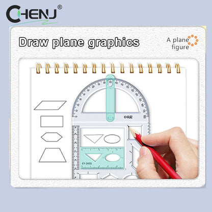 Règle géométrique multifonctionnelle