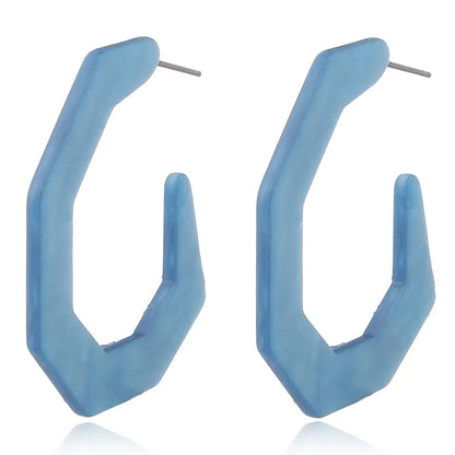 Boucles d'Oreilles promenales en Forme de Losange pour Femme, Bijou en Acrylique,