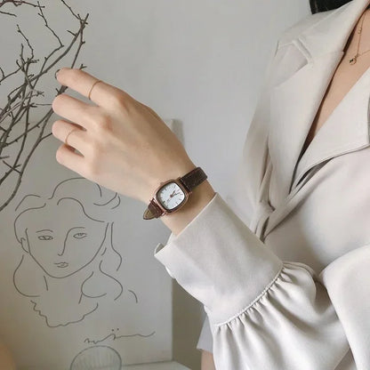 Haute qualité dames Bracelet décontracté montres femmes simples Vintage  Bracelet en cuir