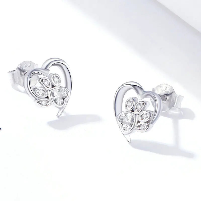 Boucles d'oreilles en argent Sterling 100%, mignon,