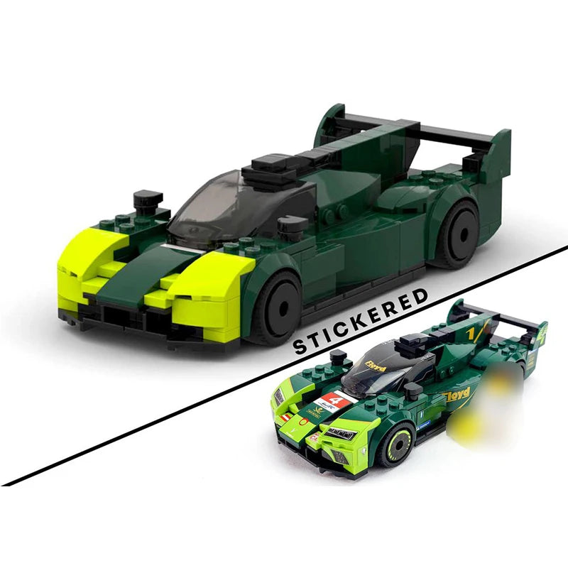 Ville voiture vitesse Champion modèle MOC briques de construction voiture de sport 680 technologie modulaire cadeaux vacances assembler enfants jouets costume