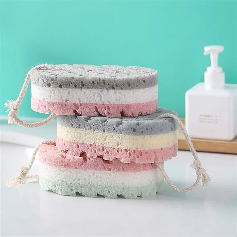 Boule de bain en éponge, 1 pièce, gommage de douche pour tout le corps, brosse de Massage, accessoires de salle de bain