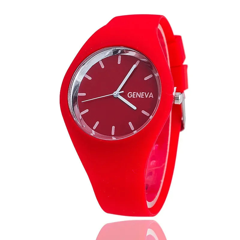 montres Ultra-mince mode bracelet en Silicone