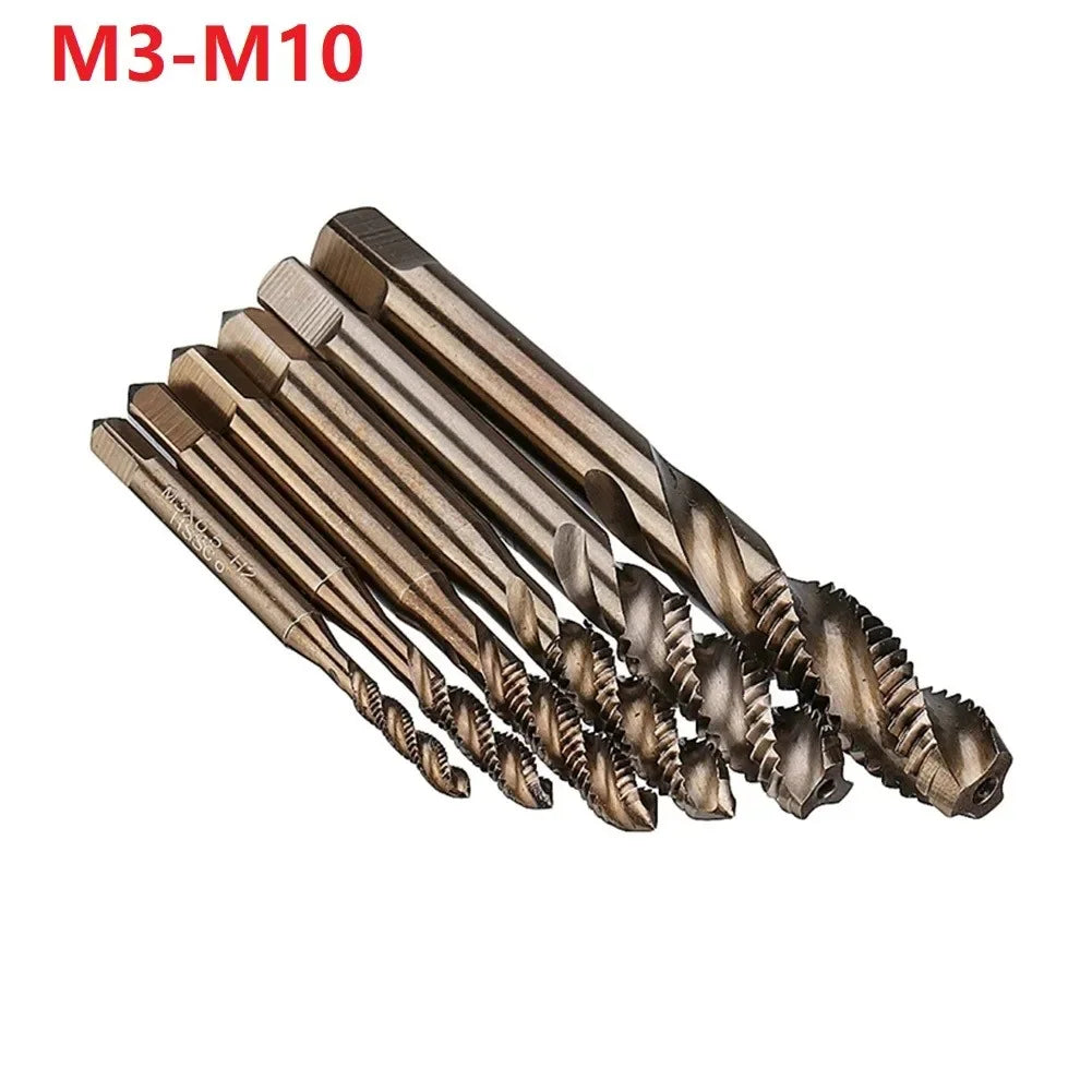 M3-M10 Tap HSS asile alt M35 Machine Sprial Flûtes Robinets MeaccelerScrew Tap Main Droite Outils De Réparation Accessoires