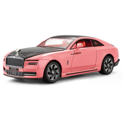 1:24 Rolls Royces Spectre alliage Luxy nouvelle énergie modèle de voiture moulé sous pression et véhicule jouet en métal charge modèle de voiture son lumière enfants cadeaux