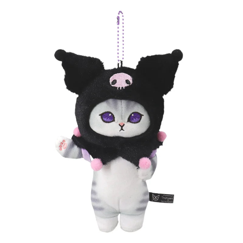 18 cm Cattoon Amine Mofusand peluche poupée jouets animaux en peluche porte-clés sac petit pendentif tentures cadeaux d'anniversaire de noël