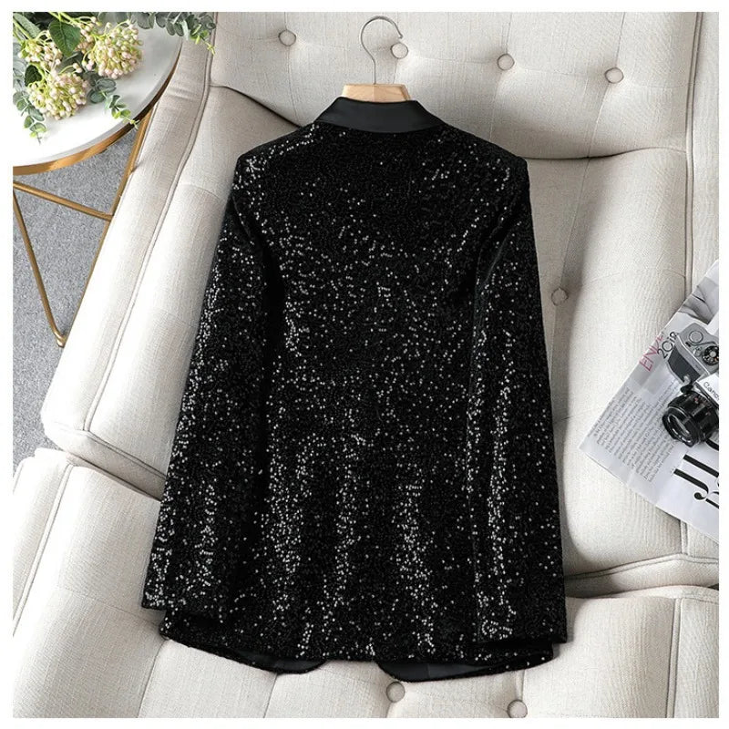 Blazers femme paillettes