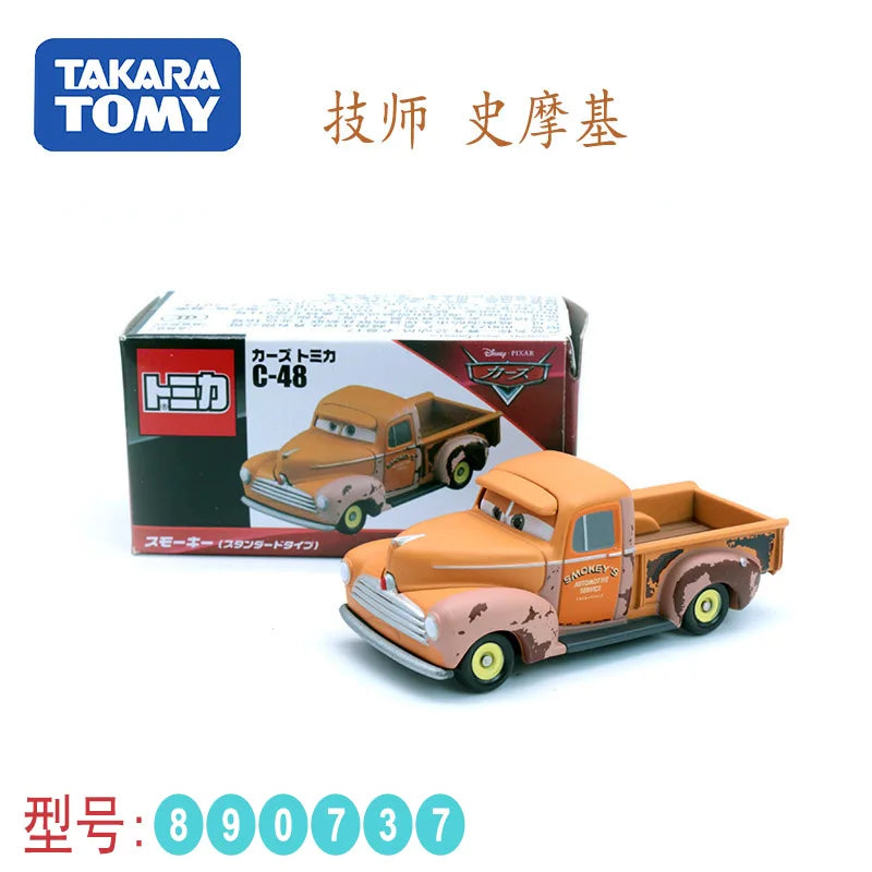 Tomy Tomica-Modèle de véhicule édition spéciale pour garçons, jouets moulés sous pression, voiture Tokyo, McQueen, Mater, Finn, McMissile, cadeau de collection, 1/64