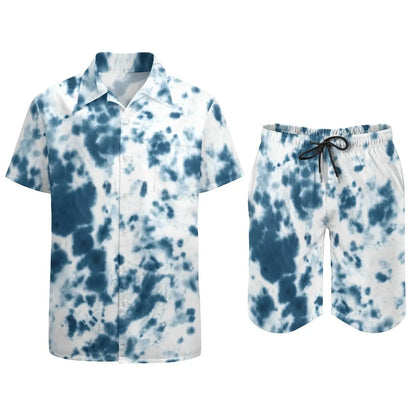 Ensemble champignon magique psychédélique pour hommes, chemise décontractée imprimée en 3D, short de plage surdimensionné, ensemble 2 pièces, costumes hawaïens pour vacances