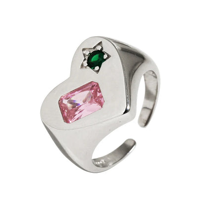 FOXANRY bague argent Sterling étincelant Zircon