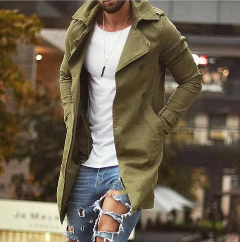 Manteau coupe-vent personnalisable pour hommes, veste décontractée, vestes de costume