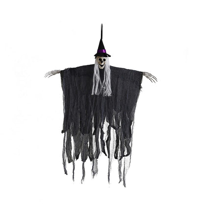 Décoration de fantôme d'horreur effrayant, accessoires de modules d'Halloween, extérieur, intérieur, jardin, maison hantée, faucheuses, ornement