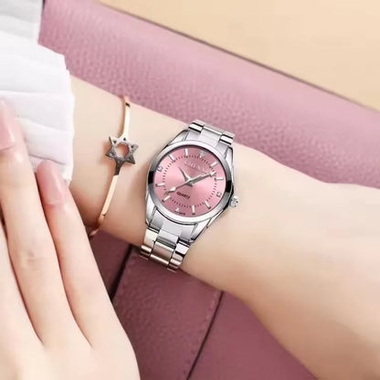 CHENXI 021B montre à Quartz pour femmes mode élégante étanche bracelet en acier inoxydable