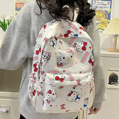 Kawaii Sanrio Hello Kitty dessin animé sac à dos