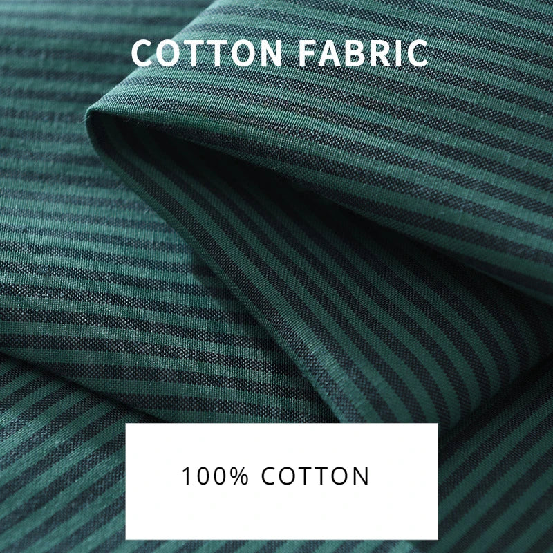 Chemises Cargo à Rayures en Pur Coton pour Homme, Vêtement à Manches Courtes, Fin et Confortable, Streetwear, Nouvelle Collection Printemps Été, CM8052
