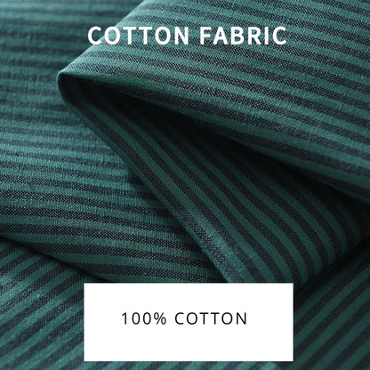 Chemises Cargo à Rayures en Pur Coton pour Homme, Vêtement à Manches Courtes, Fin et Confortable, Streetwear, Nouvelle Collection Printemps Été, CM8052