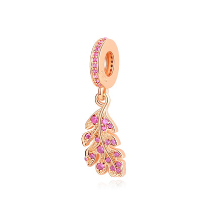 Original 925 en argent Sterling breloque perle arbre généalogique maman pendentif chaîne de sécurité breloques or Rose ajustement marque Bracelets bijoux à bricoler soi-même
