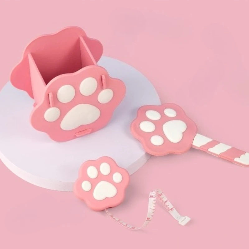 Porte-stylo pâte de chat en PVC