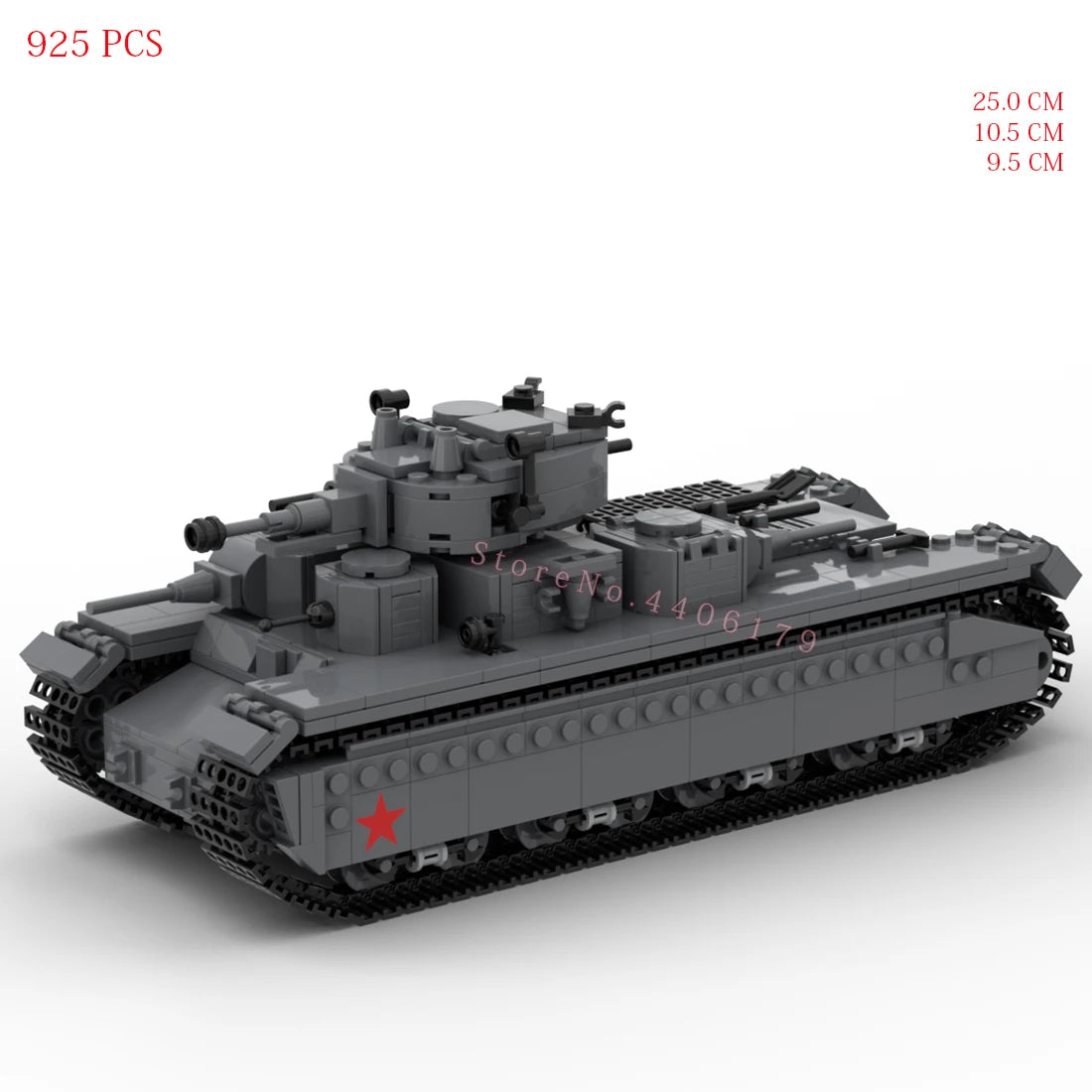 Militaire chaud seconde guerre mondiale armée de l'union soviétique T-35 char lourd bataille moscou armes de guerre équipement bloc de construction modèle brique jouets pour cadeau