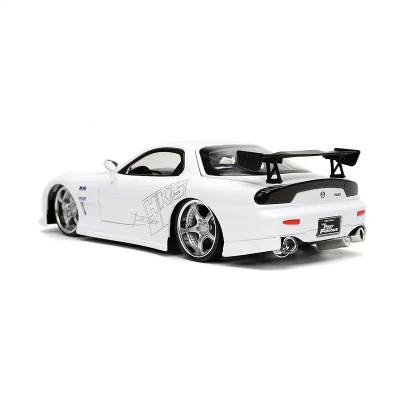 Jada 1:24 1993 Mazda RX-7 jas7 Haute Simulation Diecast Voiture En Alliage De Métal Modèle De Voiture Jouet Pour Enfants Cadeau Collection J214