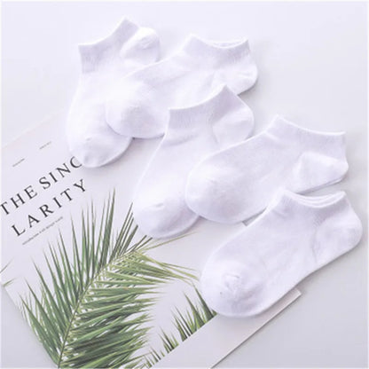 5 paires/lot enfants chaussettes garçon fille coton mode respirant maille chaussettes printemps été haute qualité 1-12 ans enfants cadeaux d'anniversaire