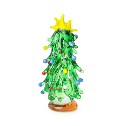figurine d'arbre de Noël en verre
