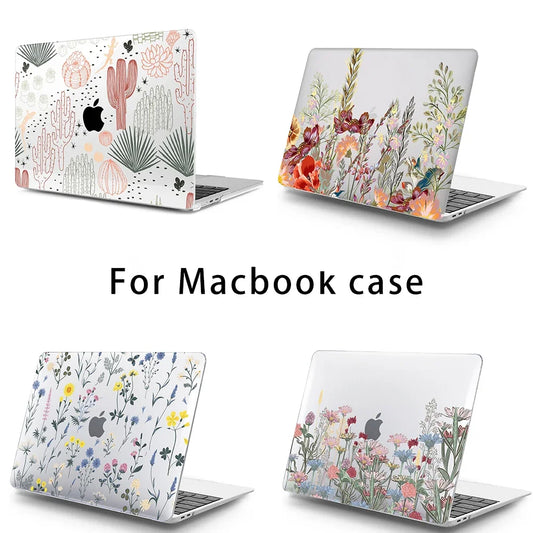 Coque rigide transparente imprimée pour MacBook