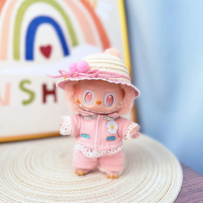 Labubu I II vêtements pendentif Labubu assis bébé vêtements mode costume accessoires mignons