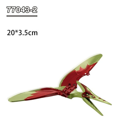 Mini bloc de construction jouet dinosaure jurassique Puzzle Animal tyrannosaure Rex ptérosaure bloc de construction jouet cadeau pour enfants